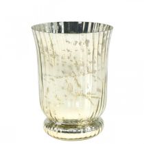 Artikel Windlicht Glas Teelichthalter Teelichtglas Ø14,5cm H20cm