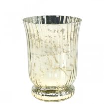 Artikel Windlicht Glas Teelichthalter Teelichtglas Ø14,5cm H20cm