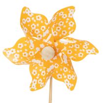 Artikel Blumenstecker aus Kunststoff und Holz 28cm 12er-Set Frühlingsfarben mit Blumenmotiv