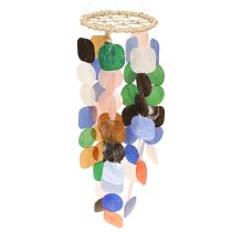 Artikel Windspiel Capiz-Muscheln Maritimer Deko Hänger Ø14,5cm 55cm