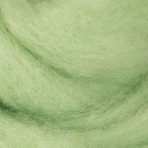 Artikel Bastelwolle 100% Wolle Hellgrün 2m – Für Filzarbeiten, Dekoration und DIY-Projekte