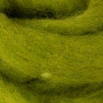 Artikel Filzwolle Grün 2m aus 100% Wolle für Dekorationen und Bastelprojekte