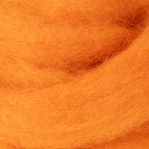 Artikel Filzwolle Orange 2m x 5cm aus 100% Wolle für Bastel- und Dekorationsprojekte