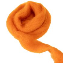 Artikel Filzwolle Orange 2m x 5cm aus 100% Wolle für Bastel- und Dekorationsprojekte