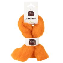 Artikel Filzwolle Orange 2m x 5cm aus 100% Wolle für Bastel- und Dekorationsprojekte