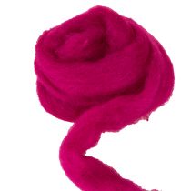 Artikel Filzwolle aus reiner Wolle 2 Meter Pink für dekorative Anwendungen und saisonale Arrangements