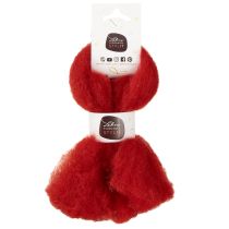 Artikel Filzwolle Rot 2m x 5cm – Dekowolle für Floristik und Bastelarbeiten