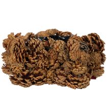 Artikel Tannenzapfen-Pflanztopf Stern 30 cm naturbraun für saisonale Dekoration
