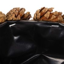 Artikel Pflanzschale aus Tannenzapfen oval 30cm naturbraun