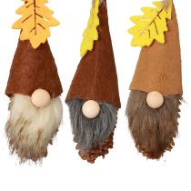 Artikel Zapfenwichtel Anhänger aus Naturmaterial, H10-12 cm, 6 Stück, Herbstdeko für Innen