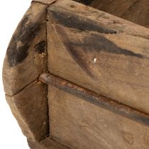 Artikel Holztablett mit Aufteilung 60 cm – rechteckige Ziegelform für Innenbereich