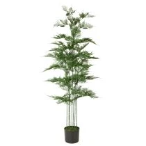 Artikel Künstlicher Bambusbaum Grün 132 cm mit Schwarzem Topf