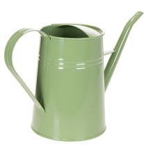 Artikel Zimmergiesskanne Metall Mintgrün 1,7L H23cm Dekovase Retro