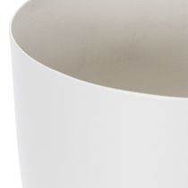 Artikel Weisser Metall-Dekopokal 29 cm – Modernes Design für Innen