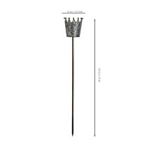 Artikel Dekokrone aus Metall in Antik-Optik, 95cm, für Blumenbeet und Pflanztopf