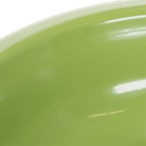 Artikel Pflanzschale aus Metall grün 29cm Wohnzimmerdekoration 2er-Set