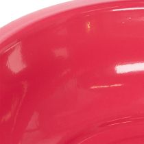 Artikel Pflanzschale aus Metall rund Rosa Ø 29 cm 2er-Set für Innen- und Aussendekoration