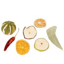 Artikel Getrocknete Fruchtscheiben 100g – Apfel, Blutorange, Limette, Chili – für DIY und Dekoration
