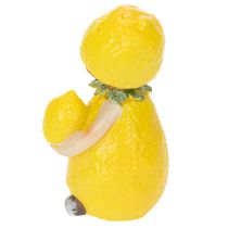 Artikel Zitronenkind Dekofiguren Polyresin Gelb 9 cm 3er-Set für Wohnräume und Balkon