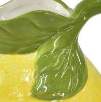 Artikel Zitronenvase Keramik Krug Gelb Grün H18,5cm für Innenräume