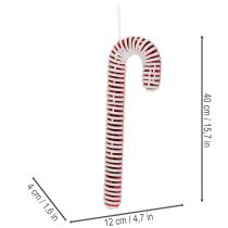 Artikel Künstliche Zuckerstange Weihnachtsdekoration XL 40 cm Rot-Weiss