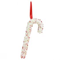 Artikel Zuckerstangen Hängedekoration 20cm Weiss Bunt 6er Set