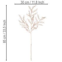 Artikel Künstlicher Zweig mit kleinen Beeren 85cm champagnerfarben