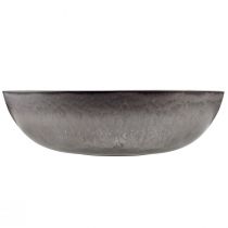 Artikel Matte Schale aus Kunststoff grau 37 cm – Set mit 3 Stück für Dekoration und vielfältige Anwendungen