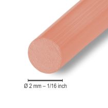 Artikel Aludraht 2mm, 60m, 500g Rosegold - Biegsamer Schmuckdraht zum Basteln, Dekorieren und Floristikbedarf
