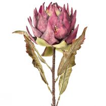 Artikel Artischocke künstlich Große Kunstblume Dry Look Lila 76cm