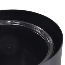 Artikel Metallhalterung herzförmig mit Glasbehälter, antik-grau, 30 cm, 2 Stück