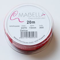 Artikel Band mit Punktemuster für vielseitige saisonale Geschenkverpackungen 1,5cm 20m