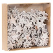 Artikel Mini Birkensterne 2–2,5 cm weissgewaschen, 150 Stück