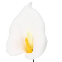 Artikel Künstliche Calla mittel am Draht weiss 37cm 50 Stück
