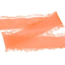 Artikel Chiffonband Orange Pastell Stoffband Fransen 40mm 15m