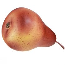 Artikel Deko-Birnen aus Kunststoff, Ø 8,5 cm, Gelb-Braun, Herbstdekoration, 4er-Set