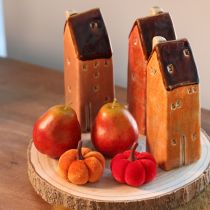 Artikel Deko-Birnen aus Kunststoff Rot Ø5,5cm H6,5cm 12 Stück für Innenbereich