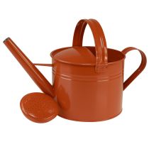 Artikel Metall Deko-Giesskanne 26cm 5L Orangebraun – Pflanzgefäss und Dekoration für Innen- und Aussenbereiche