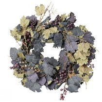 Artikel Deko Kranz Weinlaub und Trauben Herbstkranz Weinreben Ø60cm