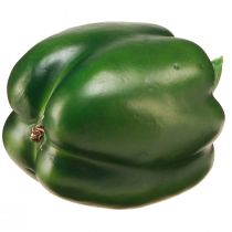 Artikel Dekorative grüne Paprika aus Kunststoff, 10 cm hoch, für Innen- und Aussendekoration