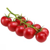 Artikel Deko-Strauchtomaten aus Kunststoff an grüner Rispe Ø3,5 cm Rot