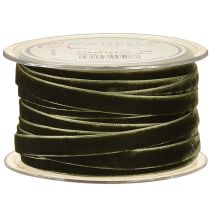 Artikel Samtband Dunkelgrün 10mm x 20m Geschenkband aus Polyamid