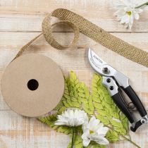 Artikel Dekoband Jute 25mm Grün und Natur 10m – Juteband für Basteln und Dekorieren