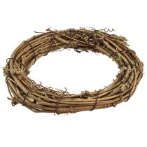 Artikel Dekoring Mini Rebenkranz Natur 15cm Set 6 Stück für Bastel- und Dekorationsprojekte