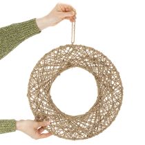 Artikel Dekoringe aus Jute Natur Ø38cm 2er-Set für Wand- und Fensterdeko