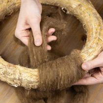 Artikel Filzwolle Braun 2m – Wolle für Bastelarbeiten und Floristik