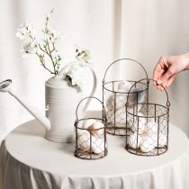 Artikel Drahtkörbe Set ideal für Einsatz in der Küche oder im Garten 25cm 1Set