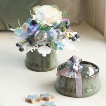 Artikel Hellblauer Federspargel Deko Asparagus Trockenblumen 55-70cm