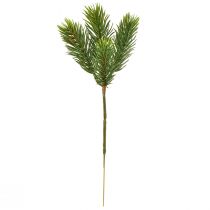 Artikel Künstliche Fichtenzweige 24 Stück, ca. 24 cm, Grün-Braun, mit flexiblem Steckdraht
