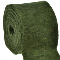 Artikel Filzband Wollband Bastelfilz Filzrolle Dunkelgrün 15cm 5m